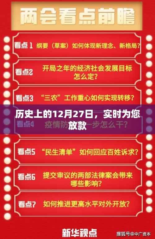 历史上的12月27日，实时放款概览